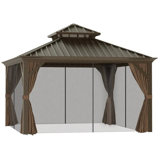 Outsunny 12x12 Hardtop Gazebo - 84C-204V03