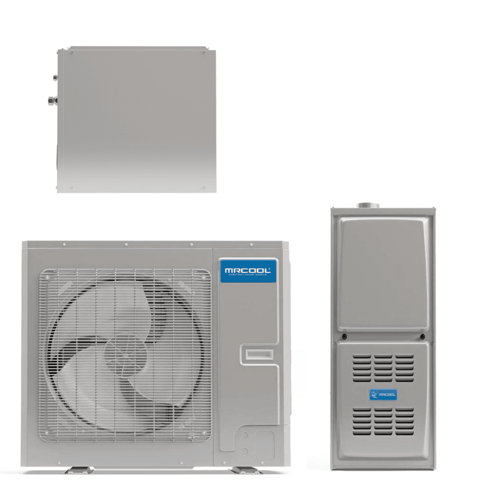 MRCOOL 2-3 Ton Central Air Conditioner and 80% AFUE, 88K BTU Gas Furnace Split System - Upflow or Horizontal - CS-MD36-MGM8090-MDU36