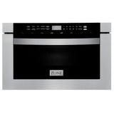 ZLINE Appliance Package - 48 in. Dual Fuel Range, Range Hood, Microwave Drawer, 3 Rack Dishwasher, Refrigerator, 5KPR-RARH48-MWDWV