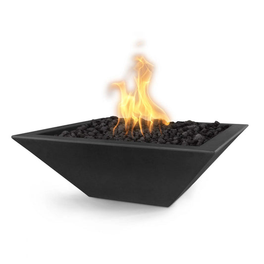 Maya Concrete Fire Bowl Black