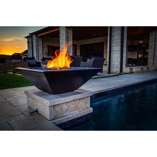 Maya Concrete Fire Bowl Lifestyle 3