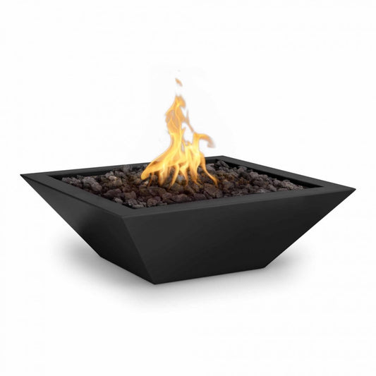 Maya Powder Coated Fire Bowl Black