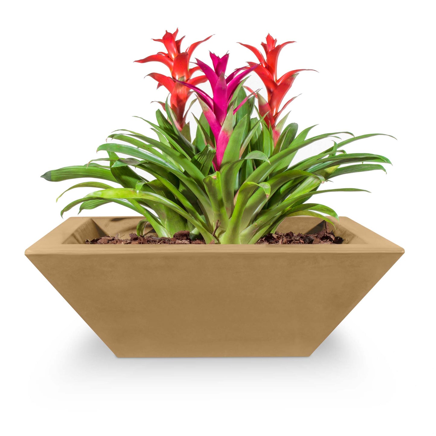 The Outdoor Plus Maya Concrete Planter Bowl - Brown
