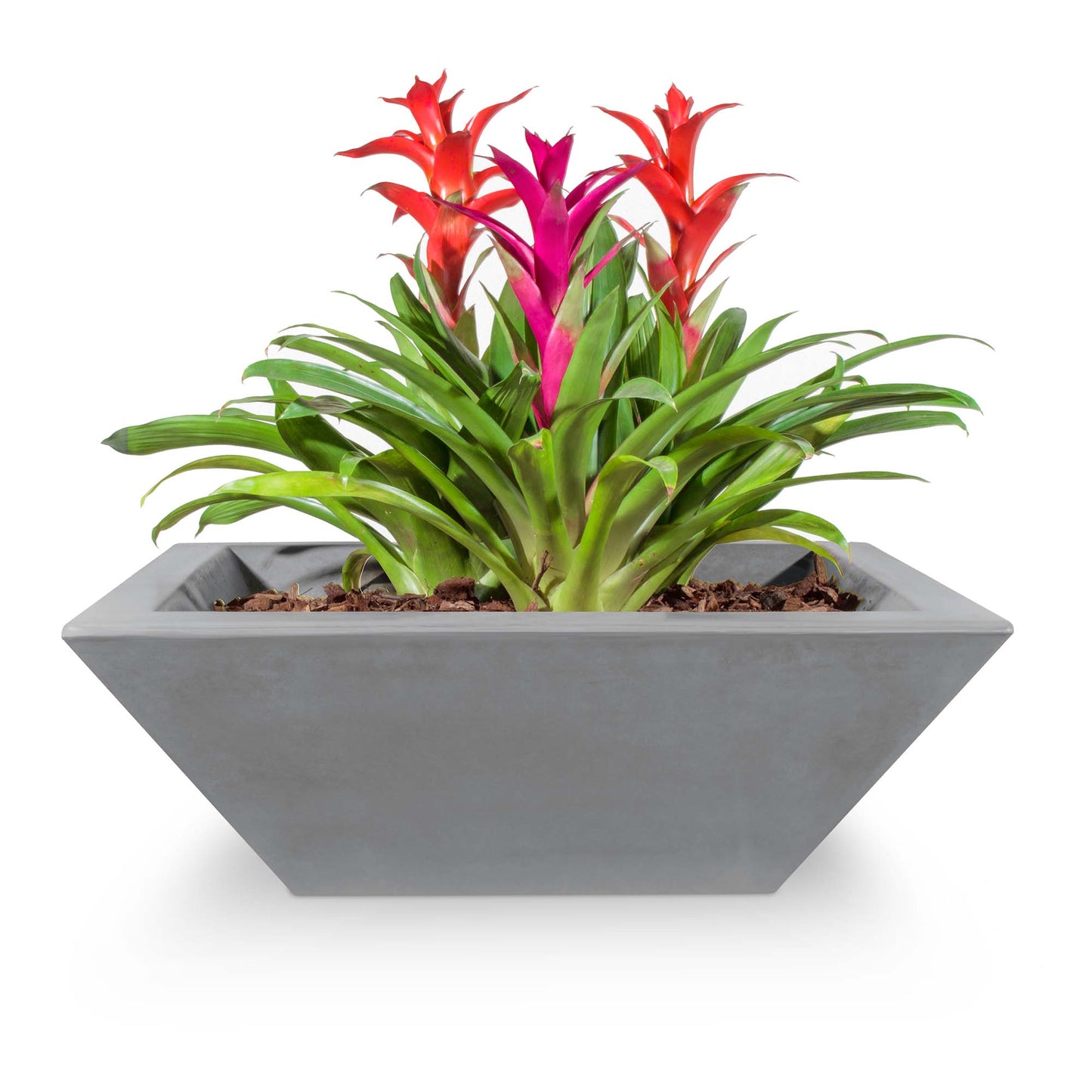 The Outdoor Plus Maya Concrete Planter Bowl - Natural Gray