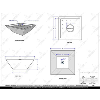 Maya Copper Match Lit Diagram