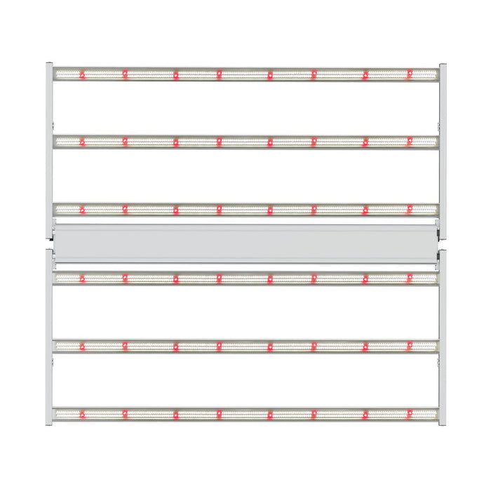 Medic Grow Fold-6 Full Cycle LED Grow Lights for Indoor Plants - 660W, 4X4, High PPFD, Full Spectrum, Onboard Dimmer, Daisy Chain