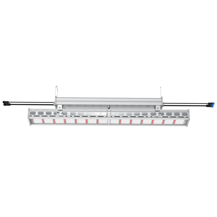Medic Grow Slim Power 2 Commercial Greenhouse LED Grow Lights - 550W, IP67 Waterproof, Perfect Heat Dissipation, High PPFD, Full Spectrum, Daisy Chain