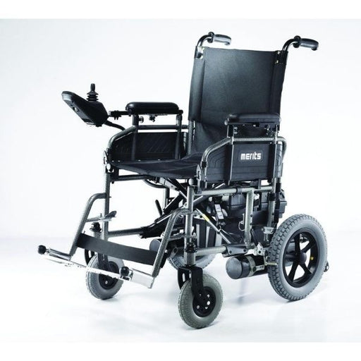 Merits Health P101 Travel-Ease Electric Folding Power Chair - Backyard Provider