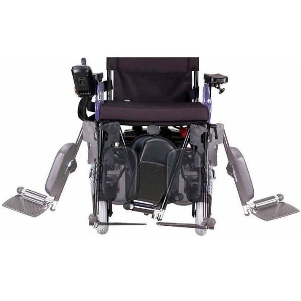 Merits Health P183 Travel-Ease Folding Electric Wheelchair - 700 lbs - Backyard Provider