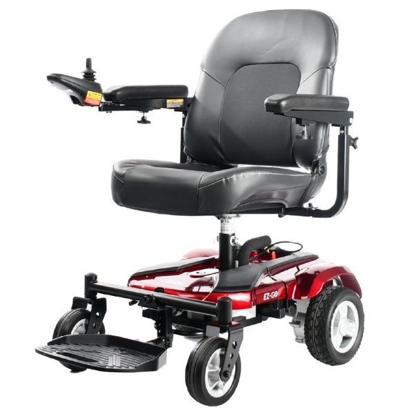 Merits Health P321 EZ-GO / EZ-GO Deluxe Compact Electric Wheelchair - Backyard Provider