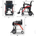 Metro Mobility iTravel Lite Folding Power Wheelchair - Backyard Provider