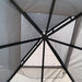 Outsunny 13' x 11' Patio Gazebo Canopy Garden Tent Sun Shade - 84C-331LG