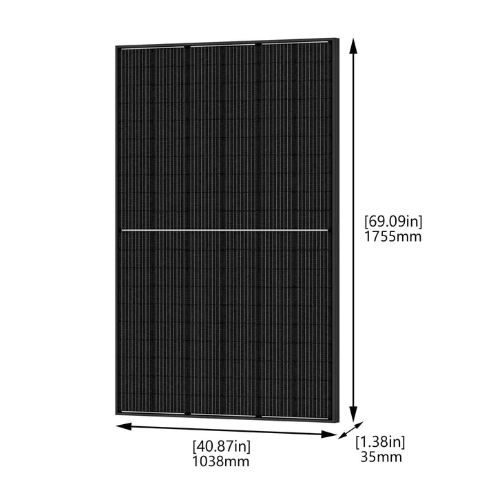 410 Watt Monocrystalline Solar Panel (2 Packs) With Solar Panel Mount Rack - Backyard Provider