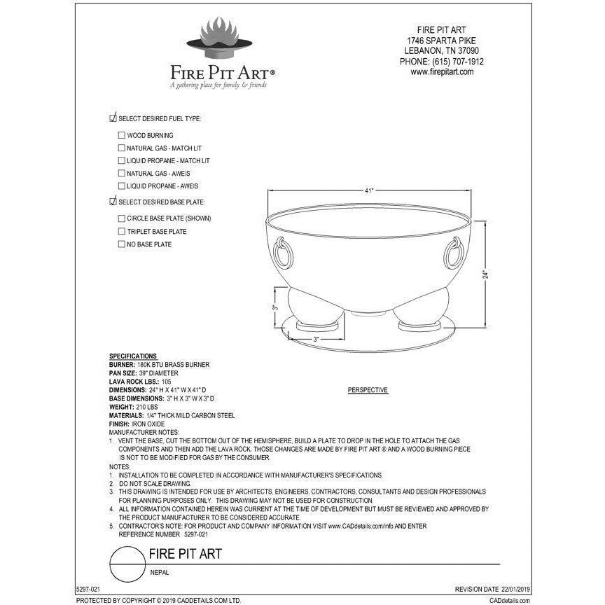 Fire Pit Art Nepal Fire Pit Specification