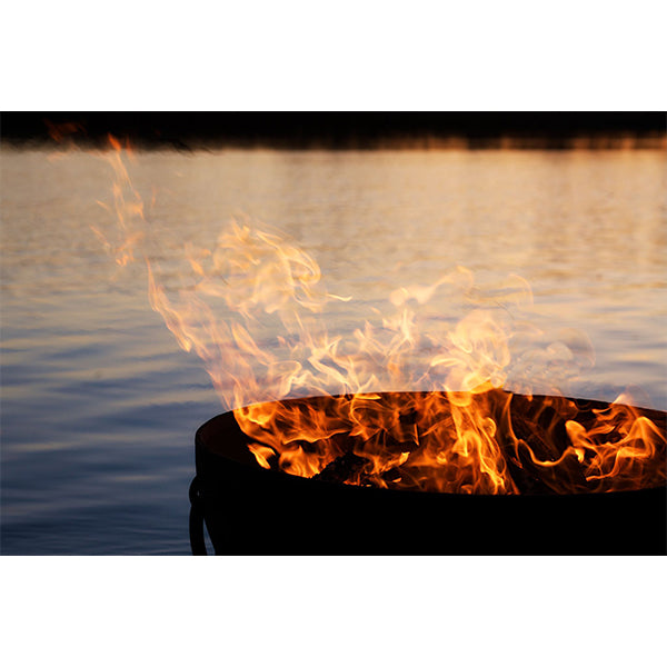 Fire Pit Art Nepal Fire Pit with fire , close-up