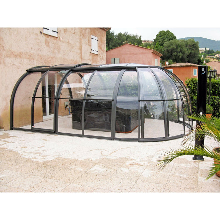 Sunrooms-Enclosures Oasis Hot Tub Enclosure Large , 18’1”L x 16’5”W x 8’10”H
