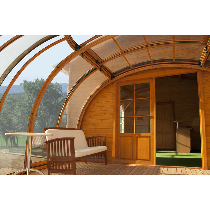 Sunrooms-Enclosures Oasis Hot Tub Enclosure Small , 13’2”L, 13’6”W, 7’6”H
