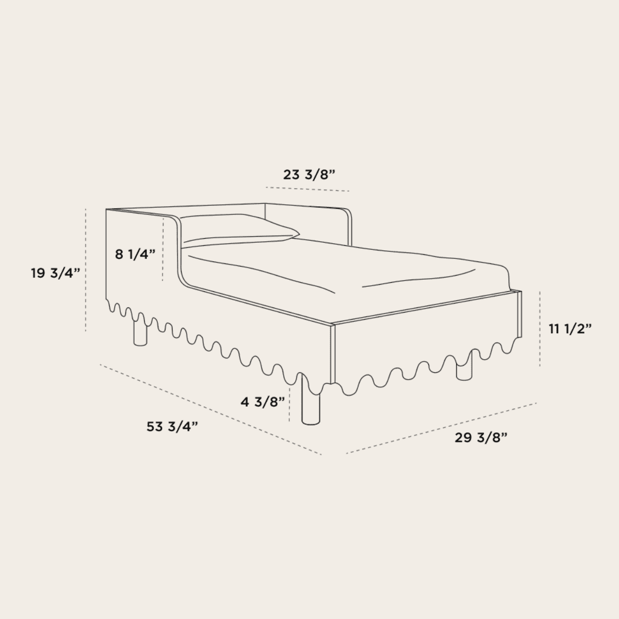 Oeuf Moss Toddler Bed - Backyard Provider