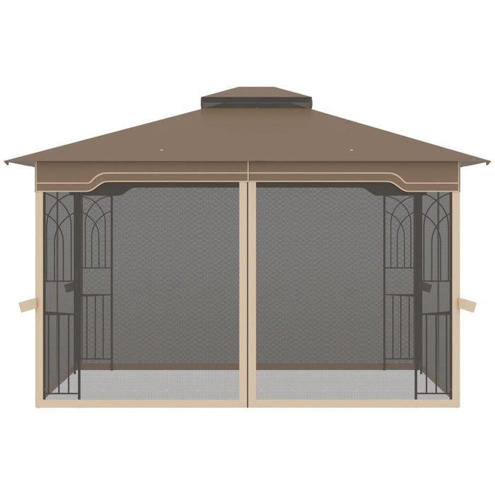 Outsunny 12' x 10' Patio Gazebo Outdoor Canopy Shelter - 84C-320
