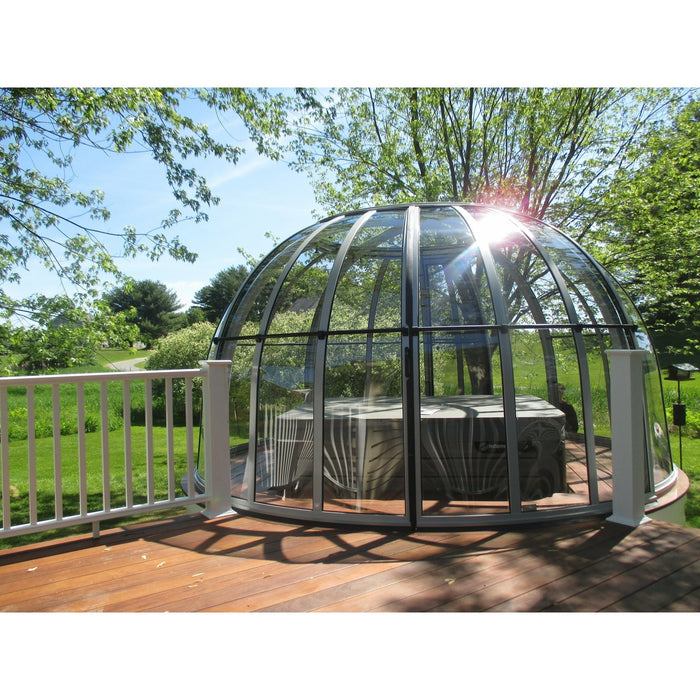 Sunrooms-Enclosures Orlando 5000 Hot Tub Enclosure Spa Dome, 8′ 10″H, 16' 5"D