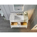 Ancerre Hayley Bathroom Vanity with Sink and Carrara White Marble Top Cabinet Set - VTS-HAYLEY-36-W-CW - Backyard Provider