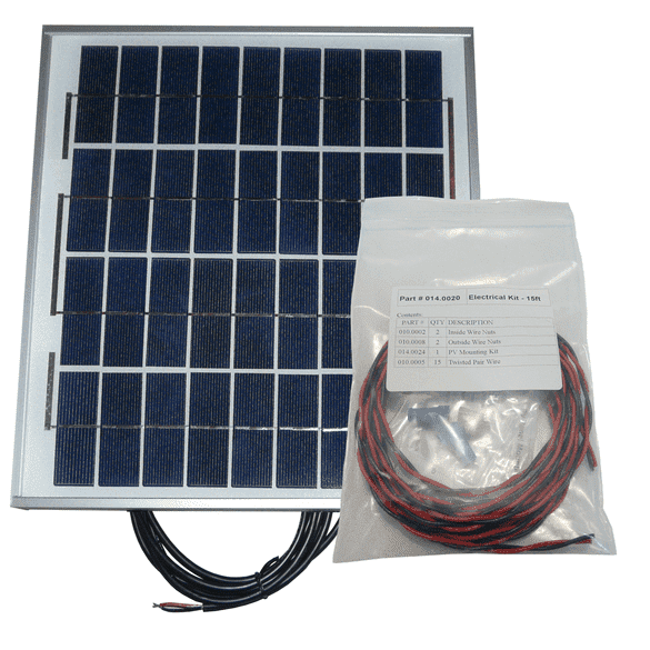 Heliatos RV Freeze Protected Solar Water Heater Kit with Built-In Heat Exchanger - Backyard Provider