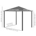 Outsunny Patio Gazebo 10' x 10' Outdoor Soft Top Canopy Tent - 84C-164