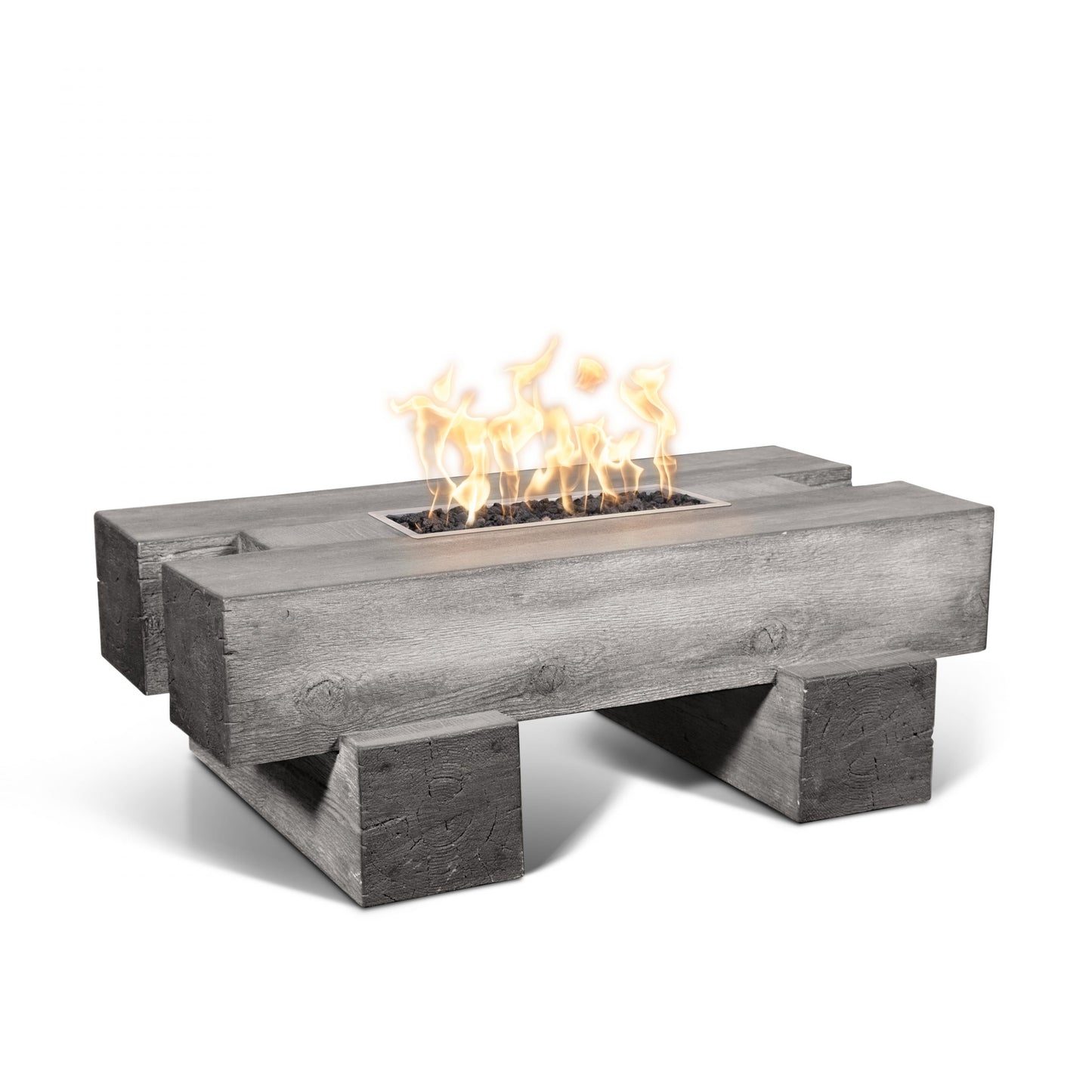 Palo Wood Grain Fire Pit Ivory