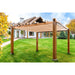 Paragon Outdoor Custom Freestanding Pergola with Canopy - Backyard Provider