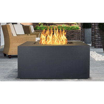 60" Pismo Concrete Fire Pit Lifestyle (gray)