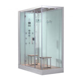 Platinum DZ961 Steam Shower - DZ961F8-LEFT-Black