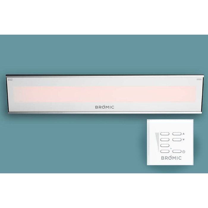 Bromic Platinum Smart-Heat 3400 Watt Radiant Infrared Outdoor Electric Heater | White | 208V - BH0320022