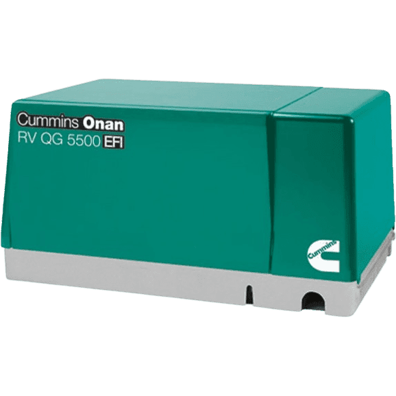 Cummins Onan QG 5500 5.5kW EFI RV Generator 5.5HGJAA-600 RV Gas Single Phase 120 Volt Air Cooled 30A/20A Breaker New