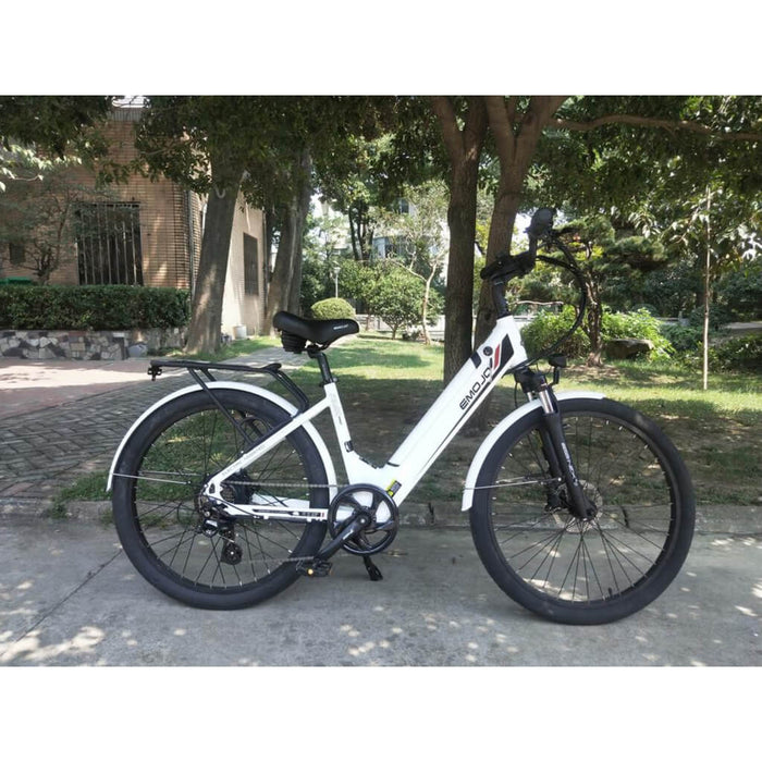 Emojo Panther Pro 500W 48V Step-Through Cruiser Electric Bike - PANTHER-PRO-BLACK