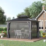 Outsunny 10x12 Hardtop Gazebo - 84C-204