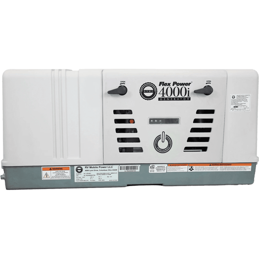 RVMP Flex Power 4000i Dual Fuel Mobile Generator 4.0kW Single Phase 120V 224cc OHV Air Cooled Gas or Propane New