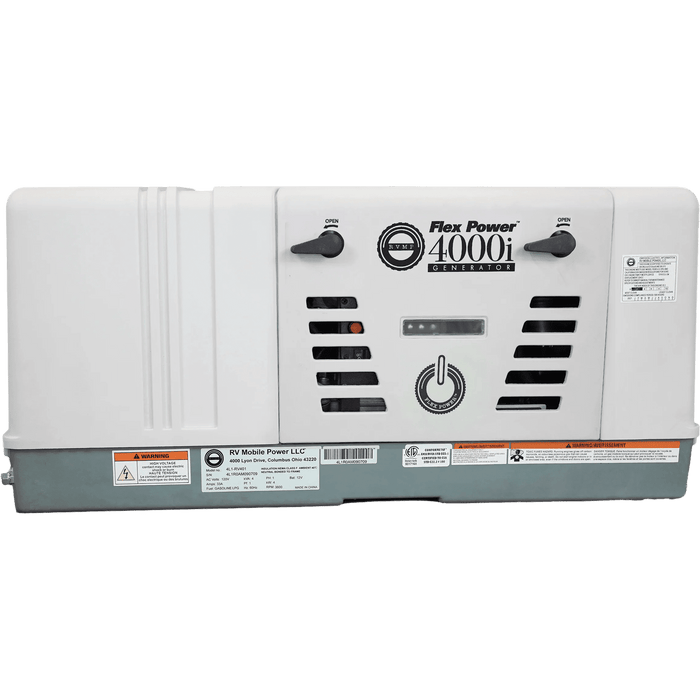 RVMP Flex Power 4000i Dual Fuel Mobile Generator 4.0kW Single Phase 120V 224cc OHV Air Cooled Gas or Propane New