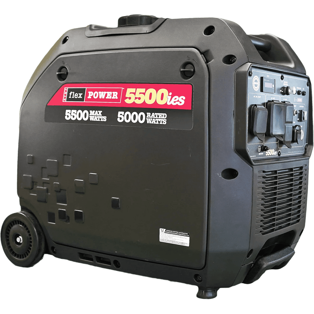 RVMP Flex Power 5500ies Inverter Generator 5000W/5500W RV and Parallel Ready Electric Start Gas New