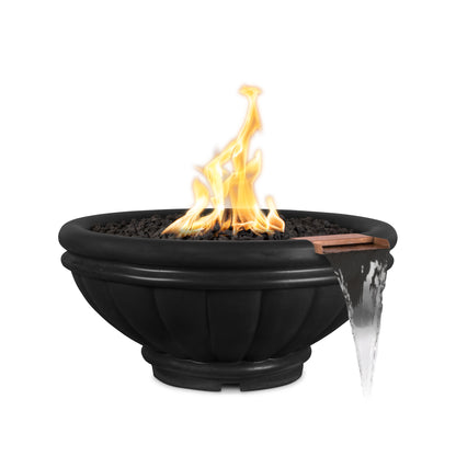 Roma Concrete Fire & Water Bowl Black