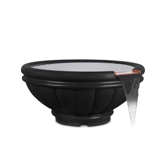 Roma Concrete Water Bowl Black