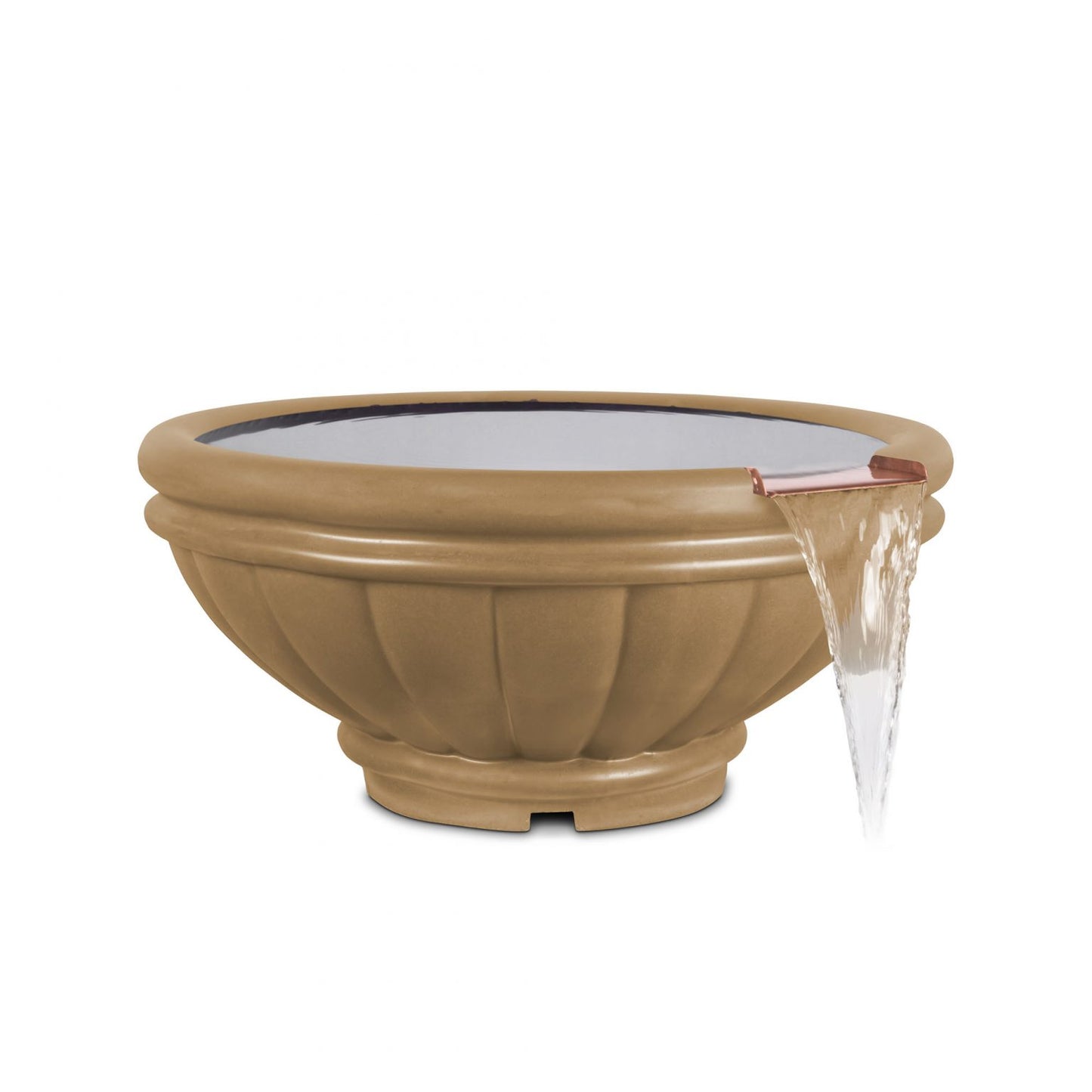 Roma Concrete Water Bowl Brown