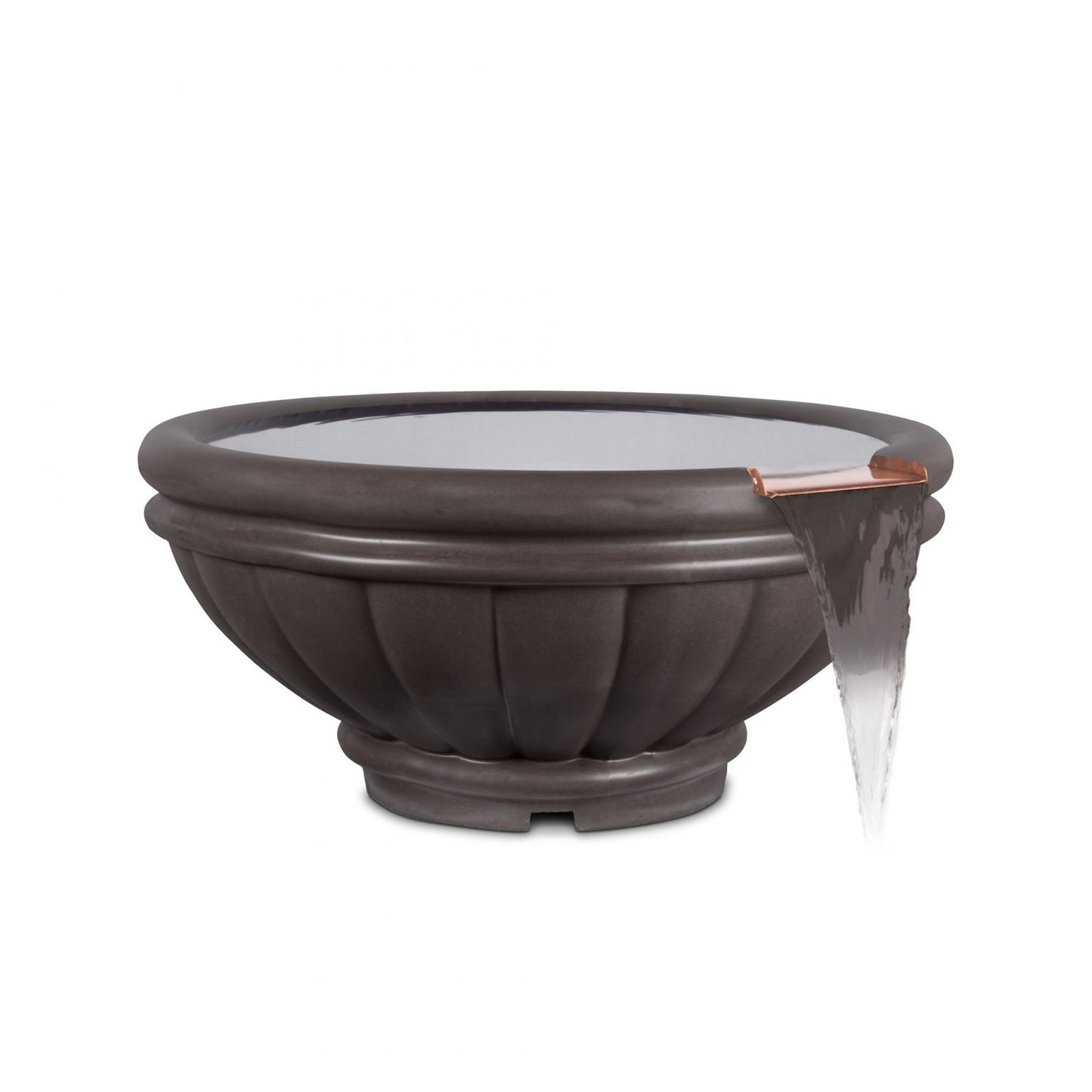 Roma Concrete Water Bowl Chestnut
