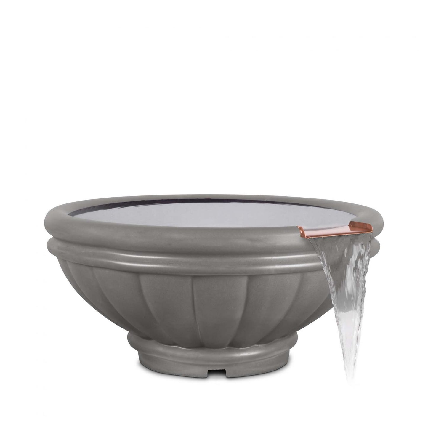 Roma Concrete Water Bowl Natural Gray