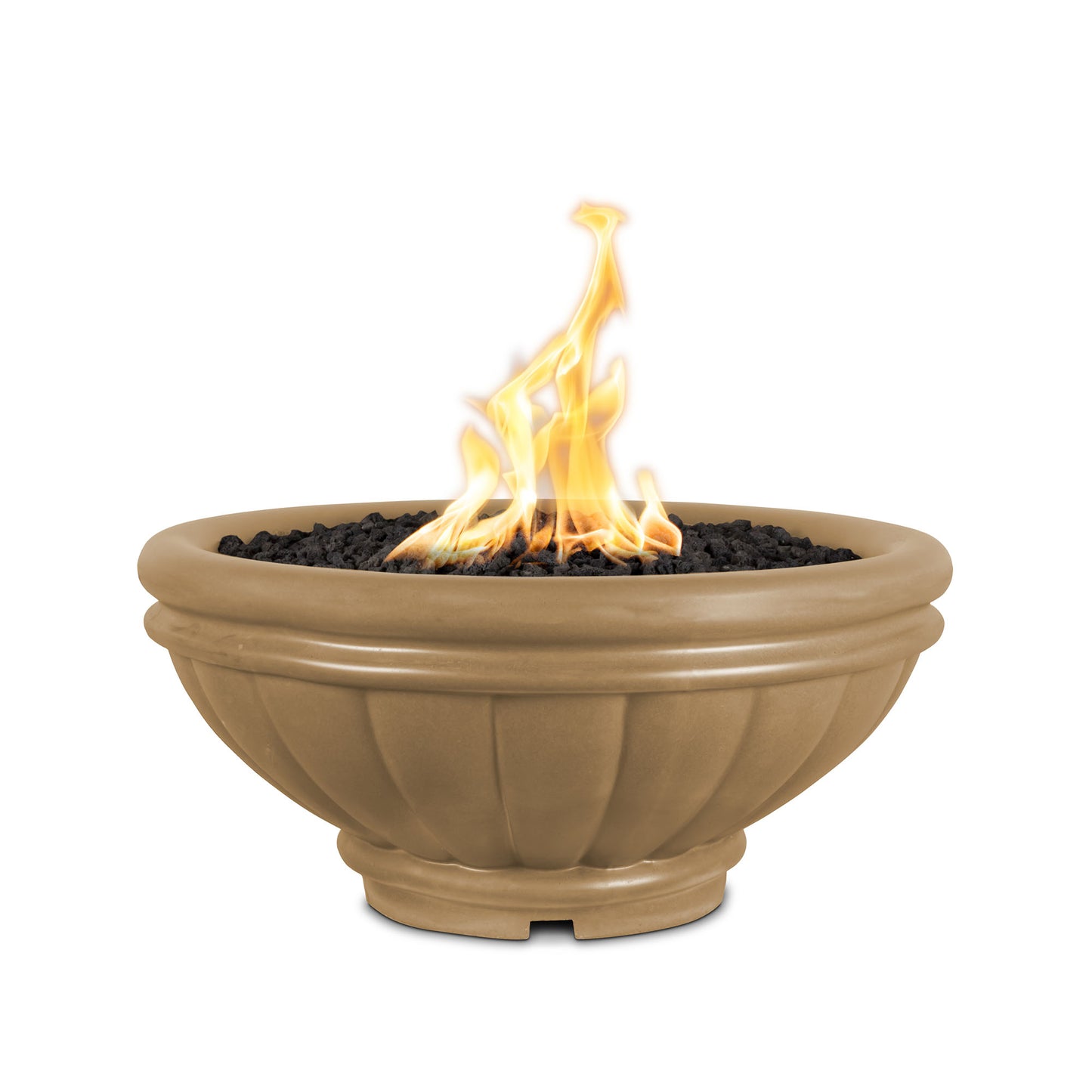 Roma Concrete Fire Bowl Brown