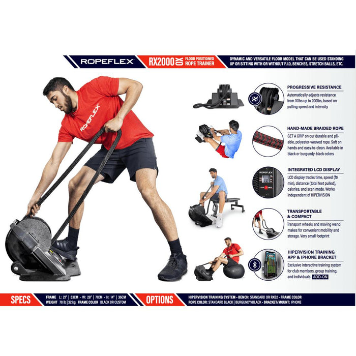 Ropeflex RX2000 OX Rope Trainer - Backyard Provider