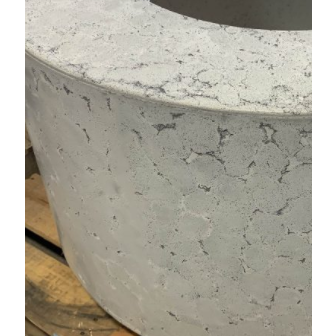 Luna Planter Bowl Rustic White - part of bowl