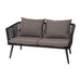 Flash Furniture Kierra Loveseat - SDA-AD723002-4-BK-GG