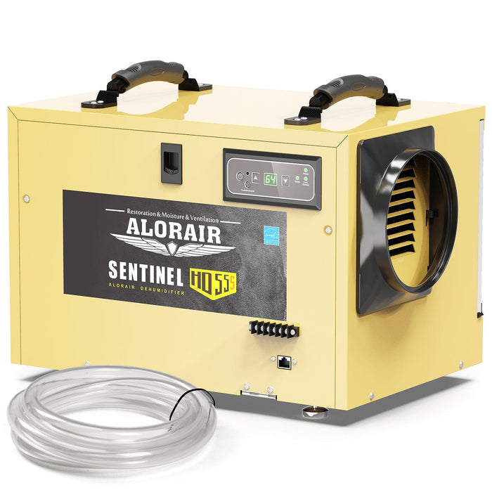 ALORAIR 120 PPD Commercial Dehumidifier, with Drain Hose for Crawl Spaces - HD55-Gold