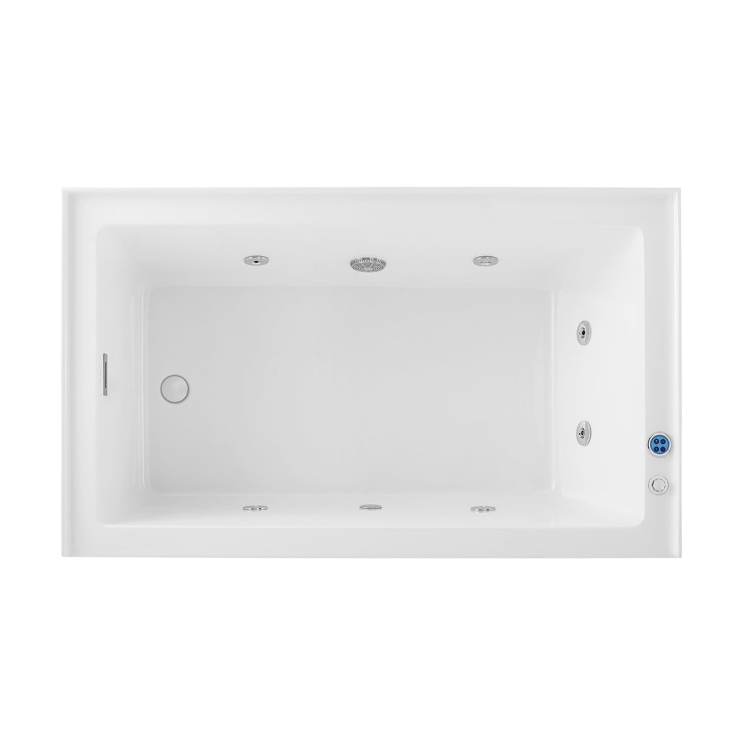 Swiss Madison Avancer 60" x 36" Left-Hand Drain Rectangular Alcove Whirlpool Bathtub with Apron - SM-AB590 - Backyard Provider