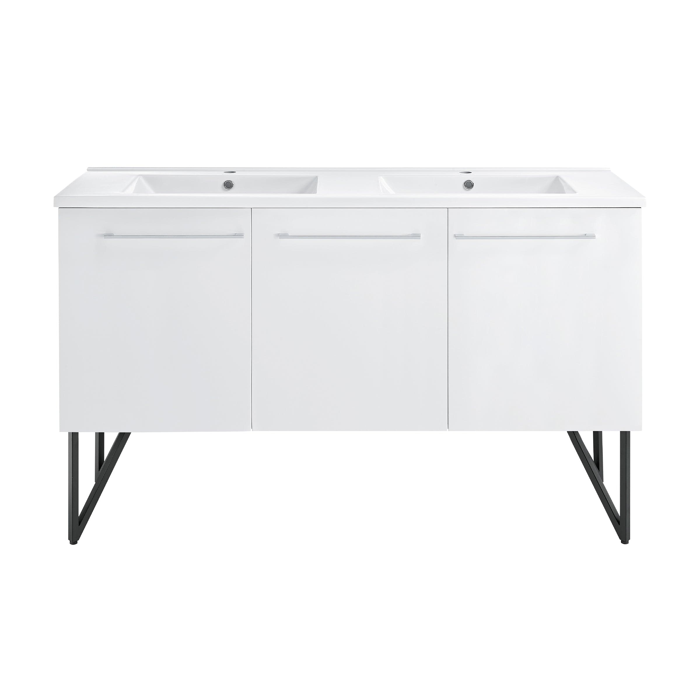 Swiss Madison Annecy 60" Bathroom Vanity in White - SM-BV216 - Backyard Provider